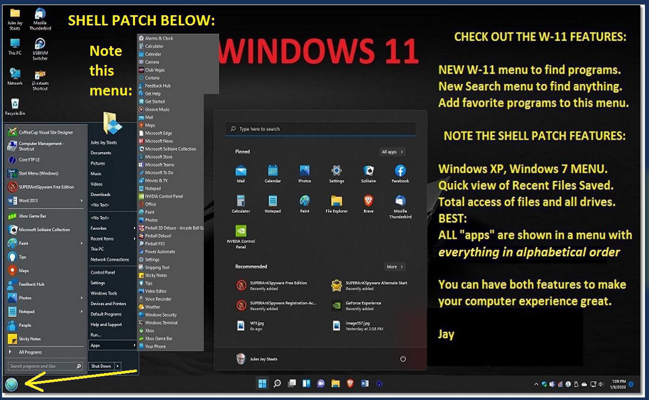 SHELL FOR WINDOWS 10 & 11